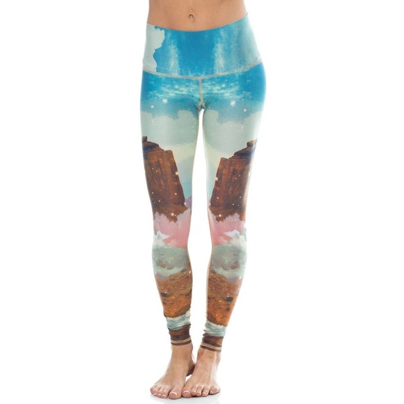 Teeki Women's Yoga Leggings Unicorn Style Size XS Pilates Fitness Gym Athleisure - Picture 7 of 8